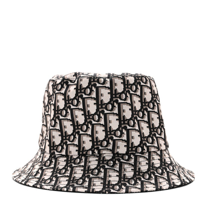 Christian Dior Oblique Reversible Teddy-D Brim Bucket Hat 58 Black 5 of 14