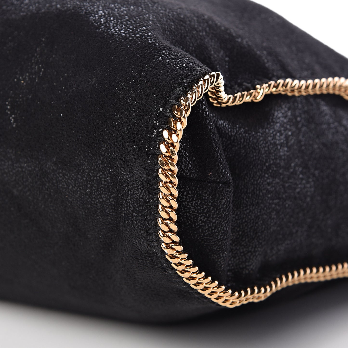 Shaggy Deer Small Falabella Tote Black