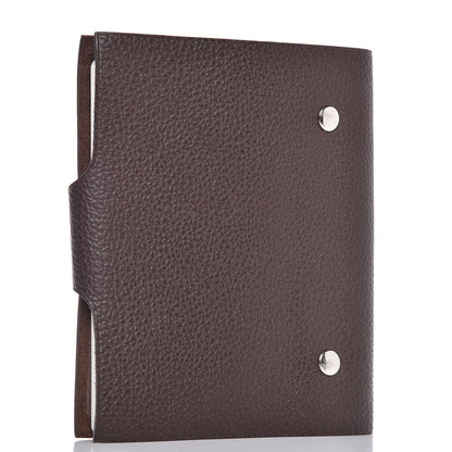 Hermes Togo Ulysse PM Agenda Cover Chocolate 3 of 8