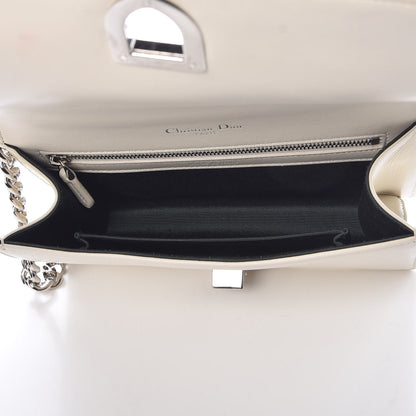Christian Dior Calfskin Small Diorama Flap Bag Off White 5 of 15
