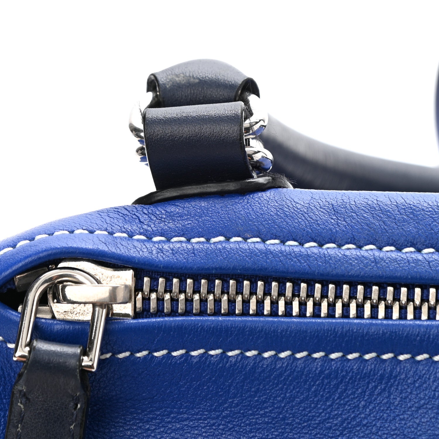 Givenchy Calfskin Small Pandora Logo Strap Blue 14 of 14