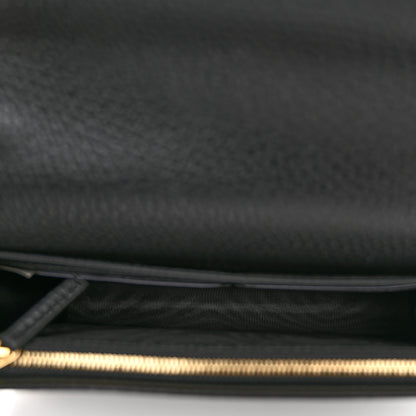 Gucci Calfskin Mini GG Marmont Chain Wallet Black 5 of 10