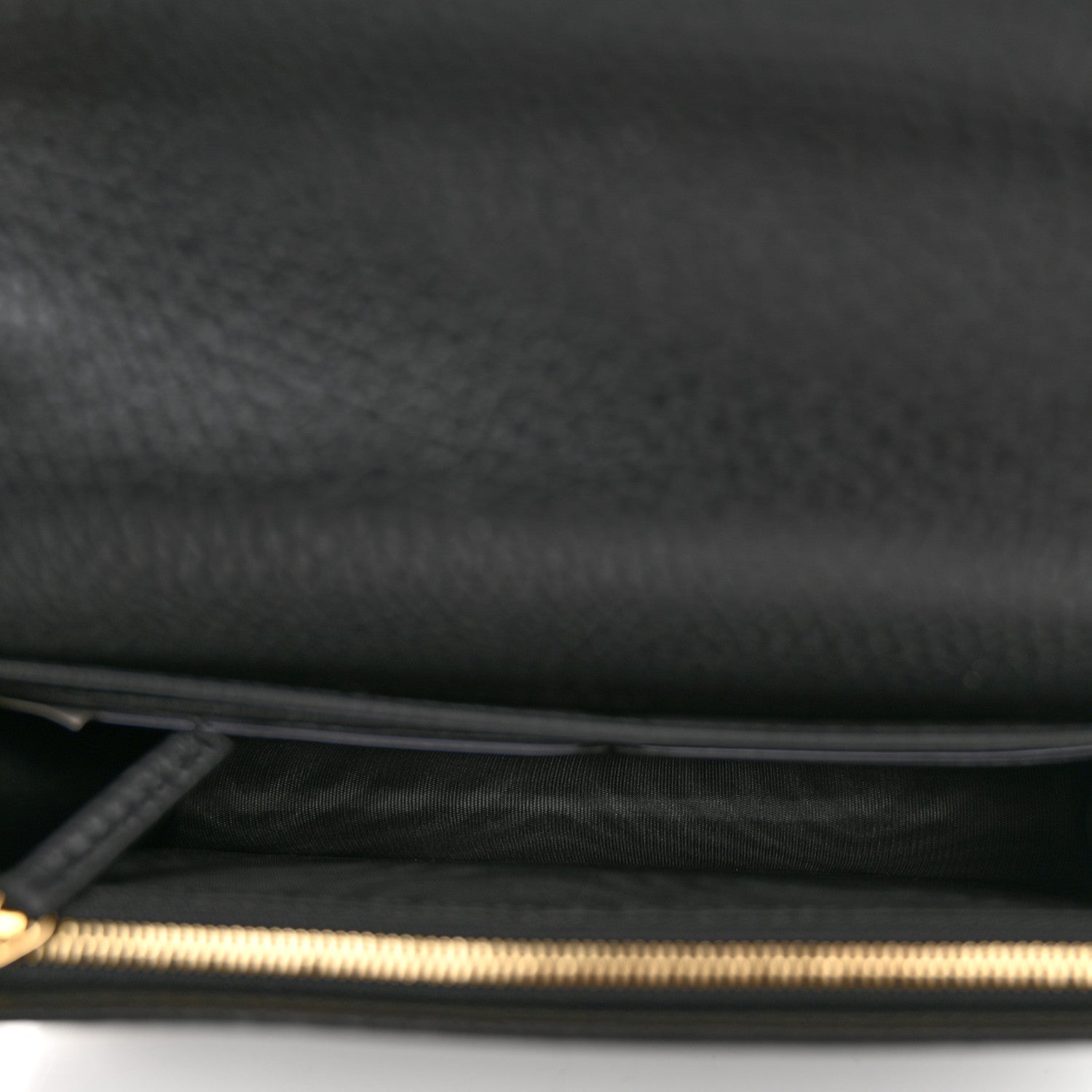 Gucci Calfskin Mini GG Marmont Chain Wallet Black 5 of 10