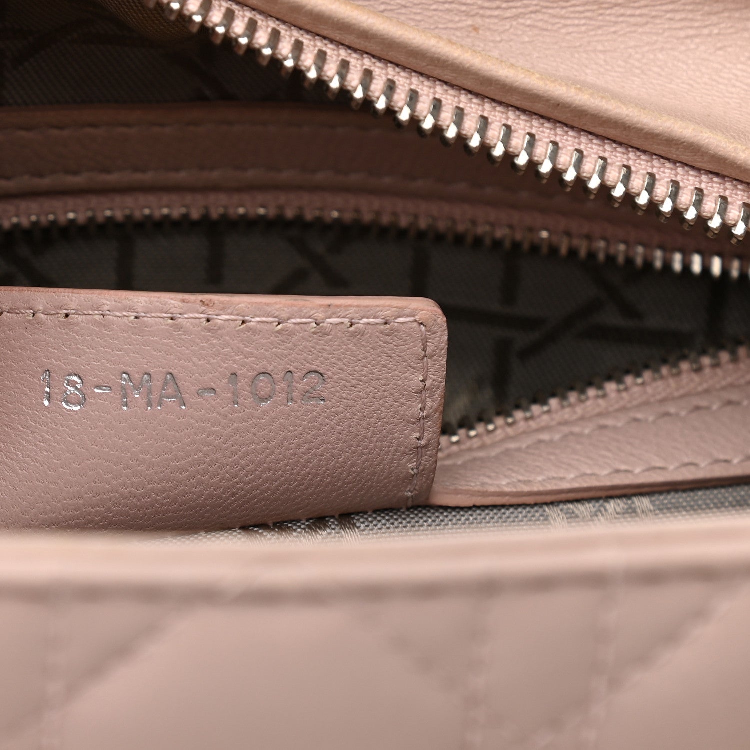 Christian Dior Lambskin Cannage Medium Lady Dior Light Pink 10 of 12