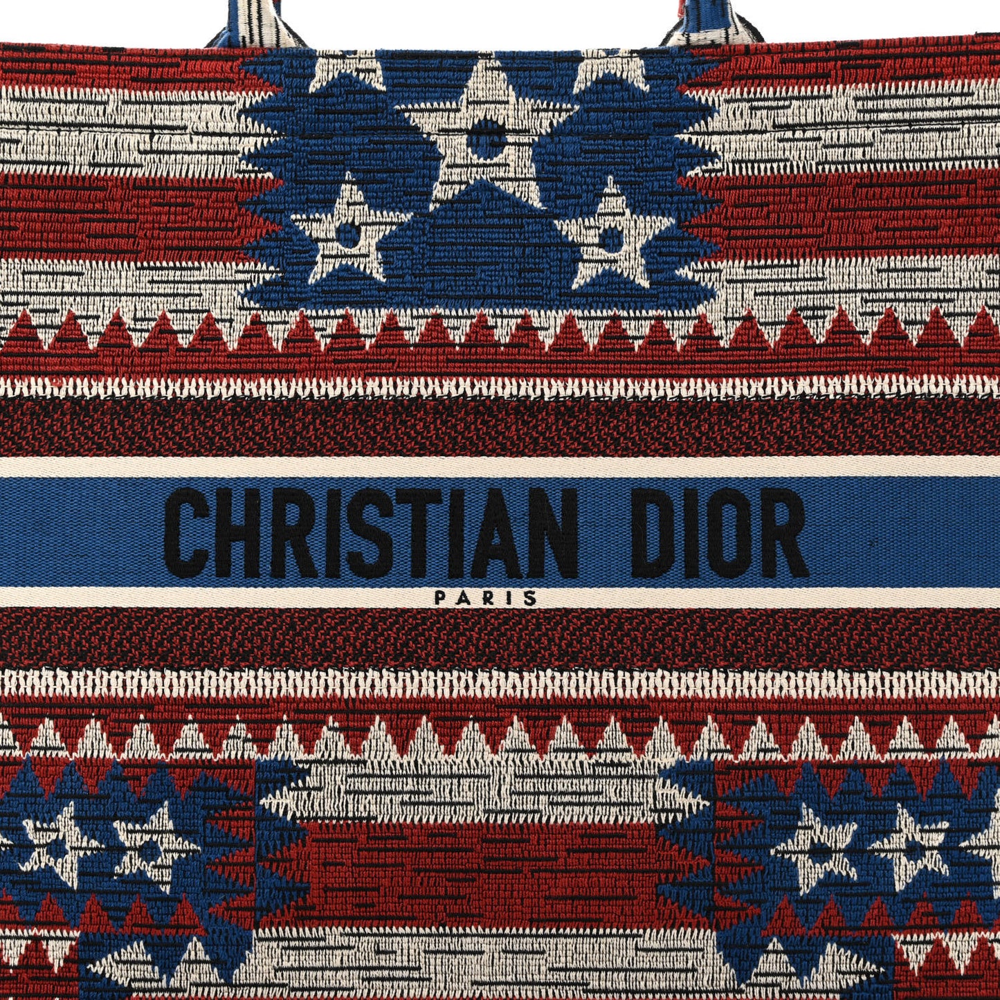 Canvas Embroidered Exclusive US Book Tote Multicolor