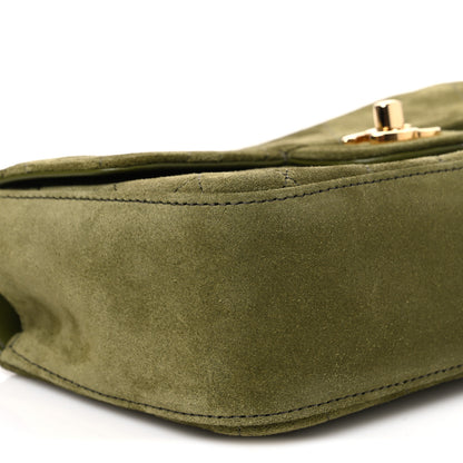 Chanel Suede Calfskin Mini Souplissimo Flap Khaki 8 of 10