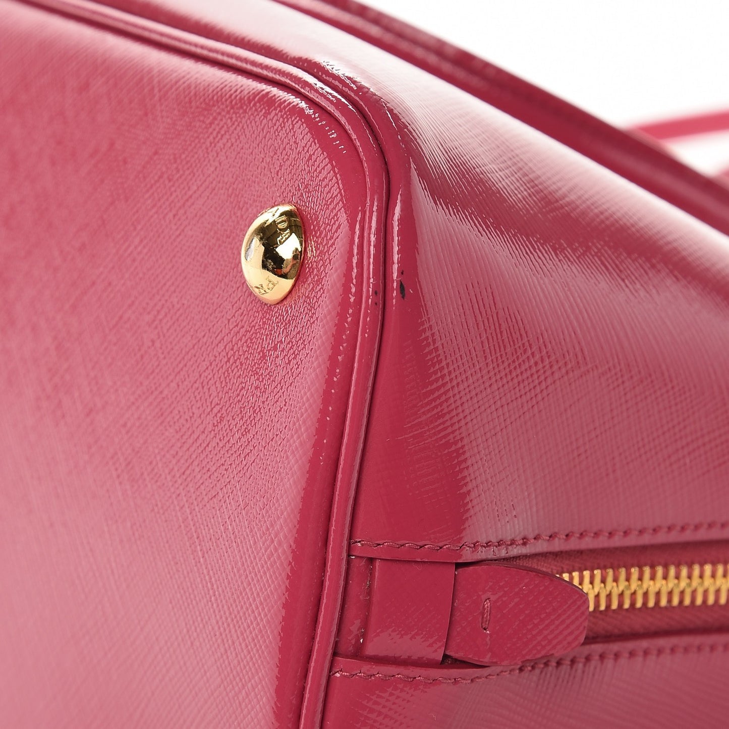 Saffiano Vernice Medium Promenade Tote Peonia