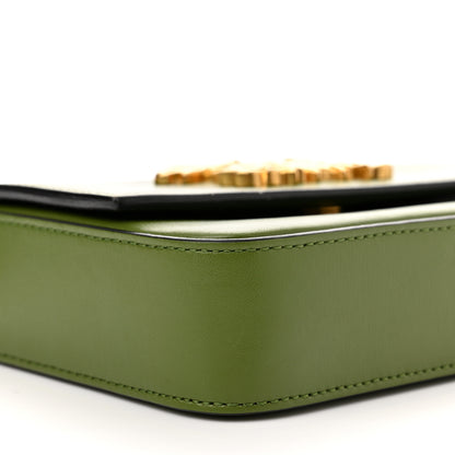Valentino Garavani Calfskin Maison Gryphons Chain Shoulder Bag Green 7 of 11