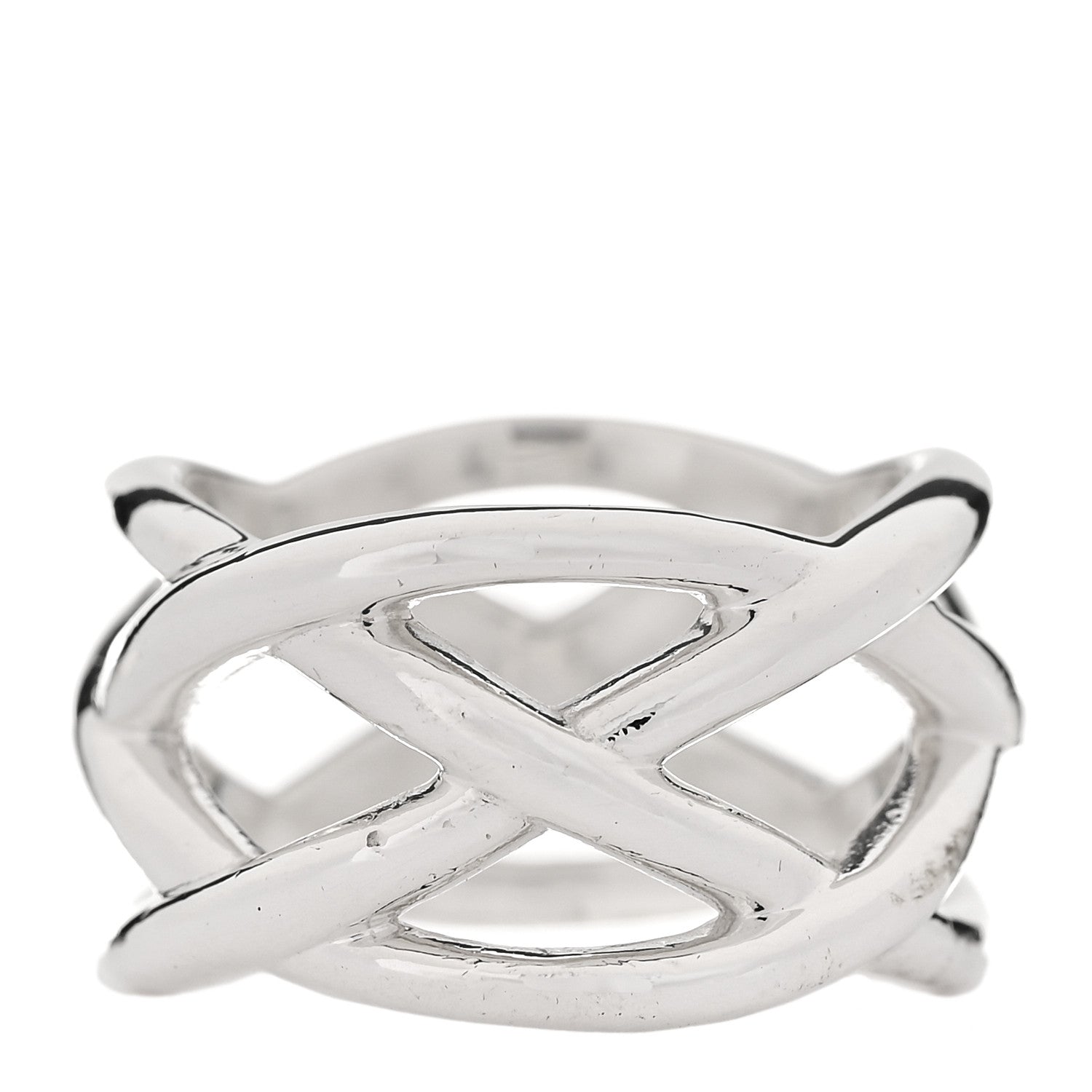 Tiffany Sterling Silver Celtic Knot Ring 52 6 3 of 4