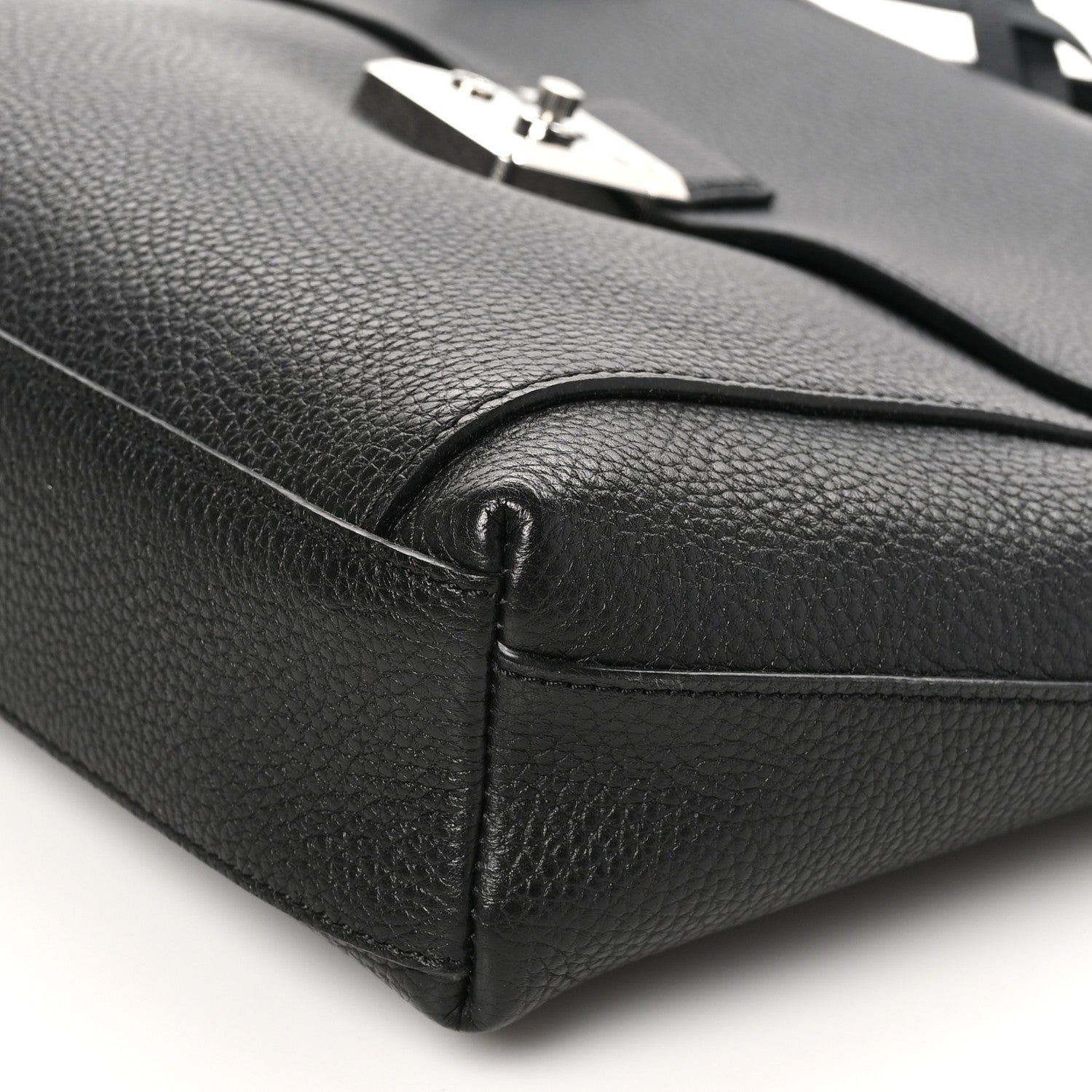 Louis Vuitton Taurillon Serviette Dorain Briefcase Black 9 of 9