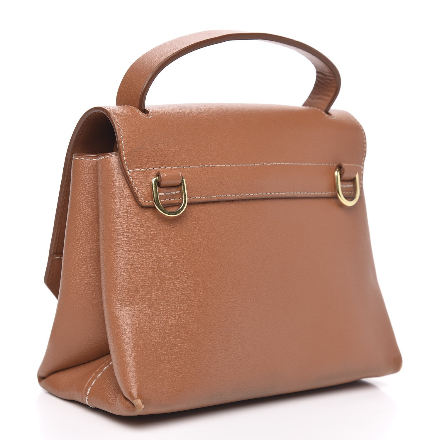 3.1 Phillip Lim 3.1 Smooth Calfskin Mini Alix Top Handle Satchel Tan 3 of 11