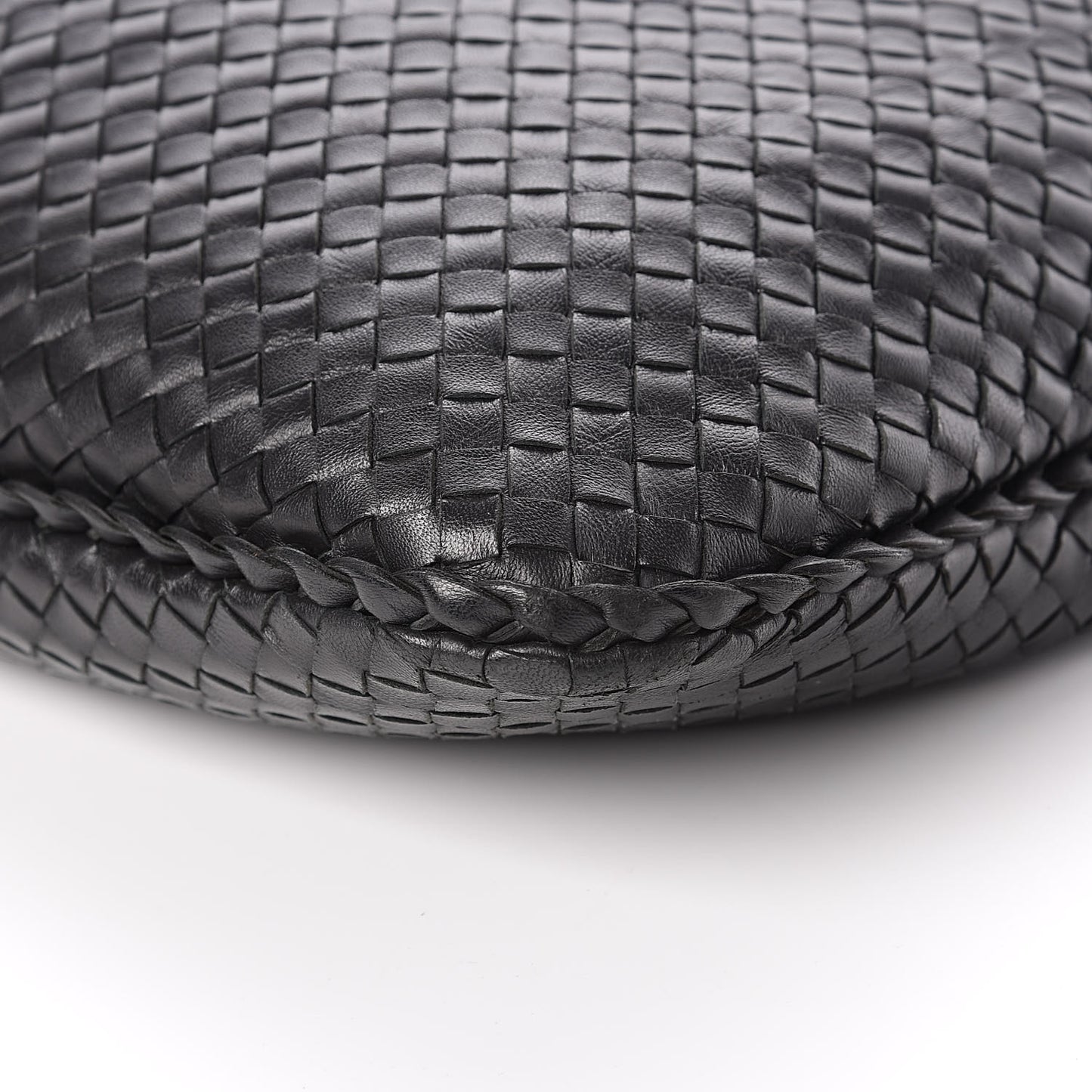 Nappa Intrecciato Large Veneta Hobo Black