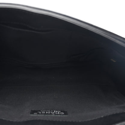 Chanel Patent Medium Boy Reverso Flap Black 5 of 11