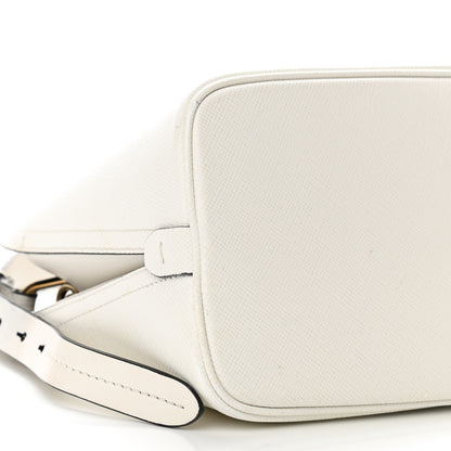 Prada Saffiano Cuir Medium Matinee Tote Cloudy Grey 4 of 13