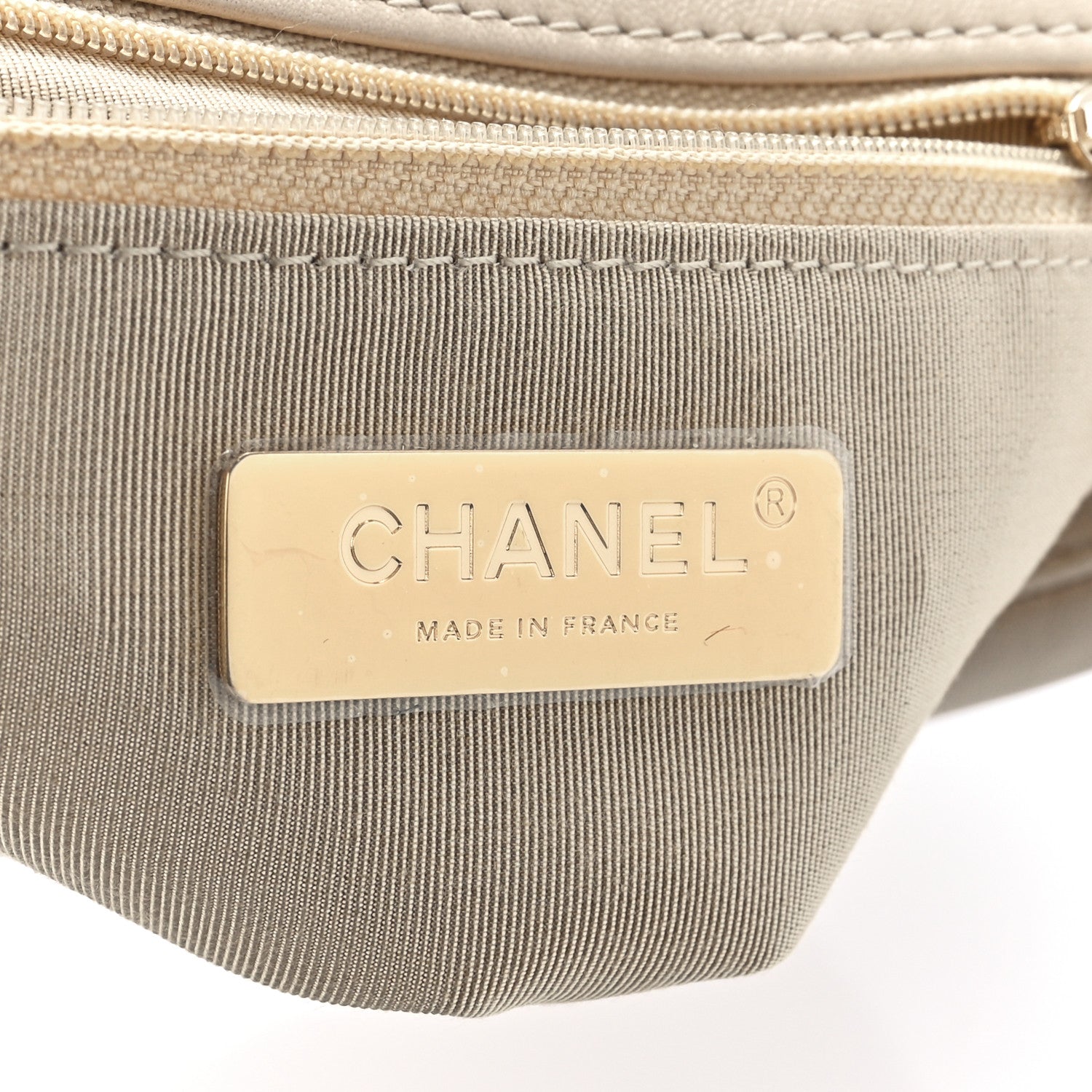 Chanel Lambskin Quilted Medium Chanel 19 Flap Light Beige 6 of 12