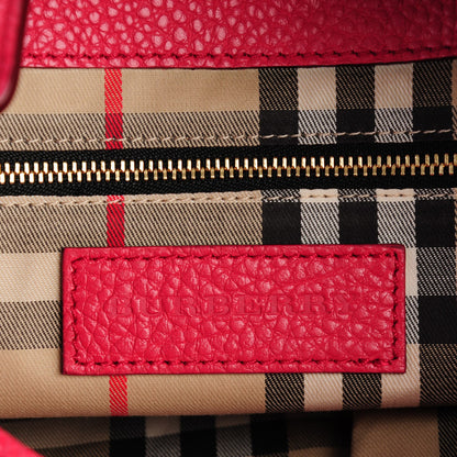 Burberry London Grainy Calfskin Medium Baynard Tote Pink Azalea 6 of 7