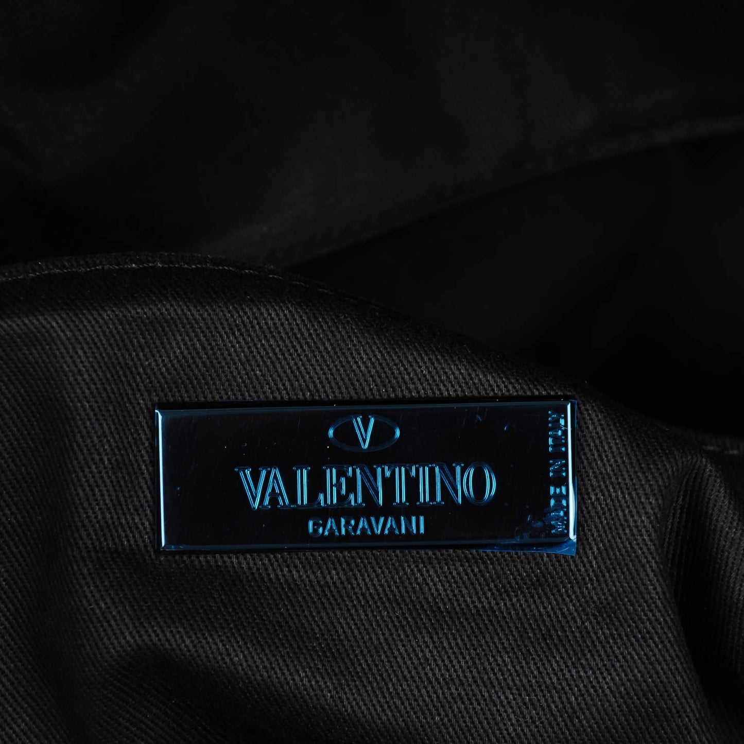 Calfskin Rockstud Backpack Blue