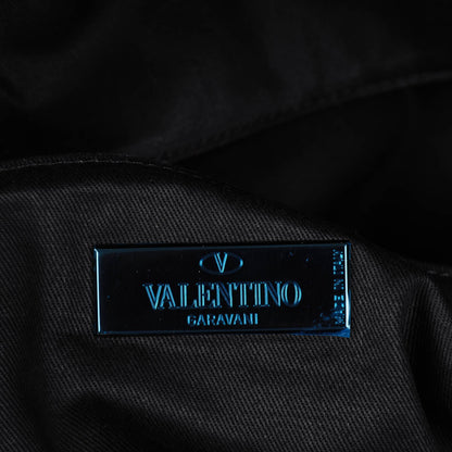Valentino Garavani Calfskin Rockstud Backpack Blue 6 of 6