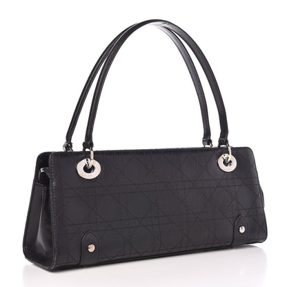 Christian Dior Calfskin Cannage Stitched East West Lady Dior Black 3 of 11
