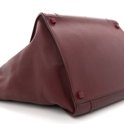 Celine Supple Calfskin Medium Phantom Luggage Burgundy 11 of 19