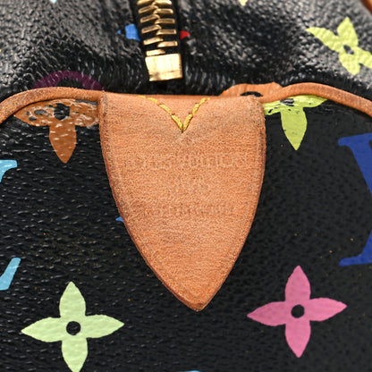Louis Vuitton Monogram Multicolor Speedy 30 Black 6 of 12