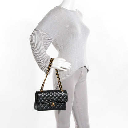 Chanel Caviar Quilted Small Double Flap Black 2 of 9