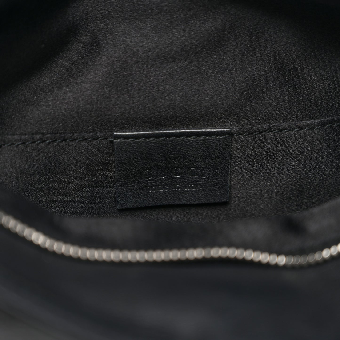 Calfskin Bamboo Croisette Clutch Black