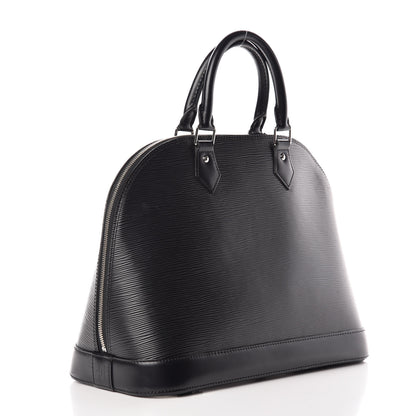Louis Vuitton Epi Alma MM Black 3 of 12