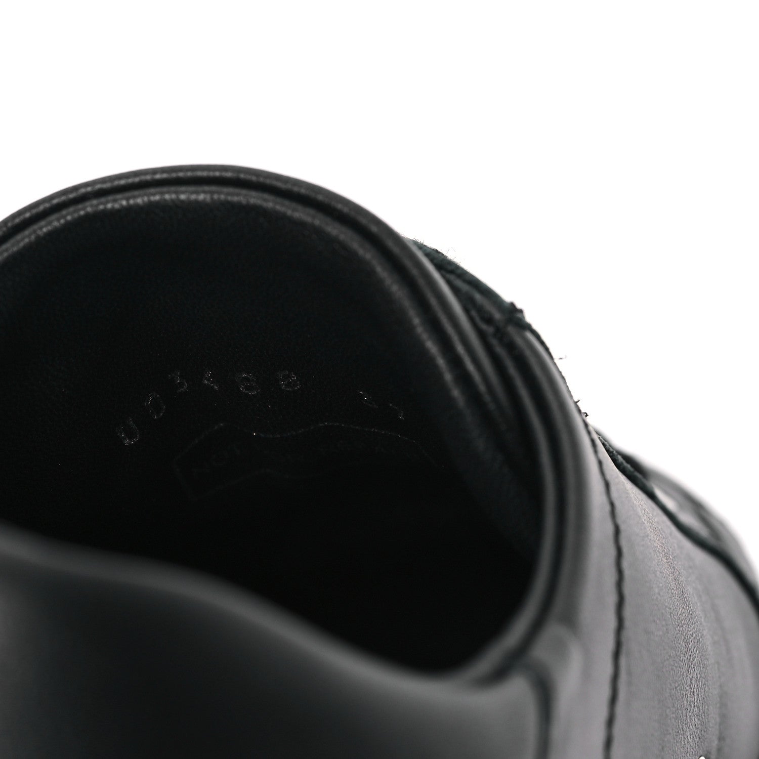 Chanel Calfskin Womens Sneakers 37 Black 8 of 8
