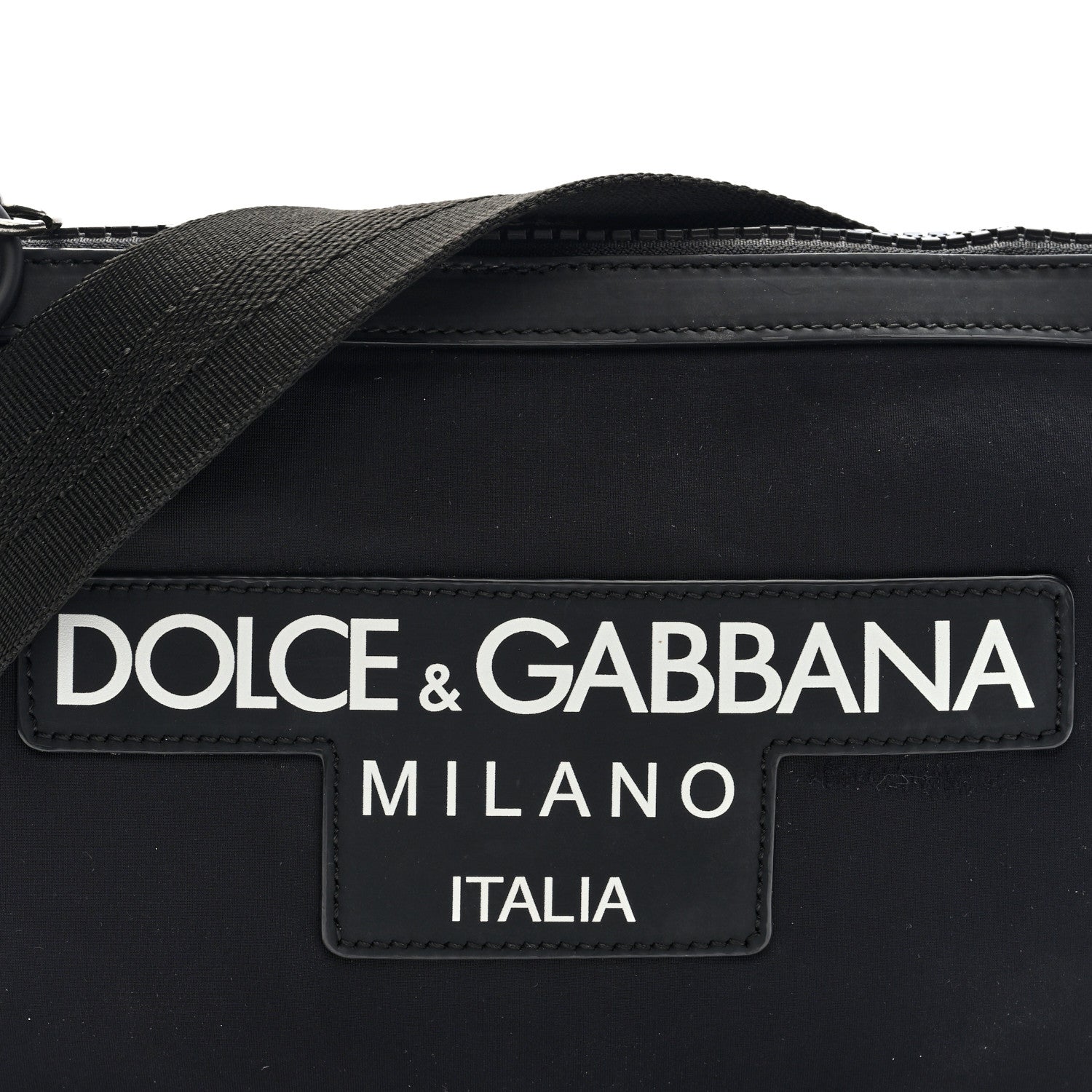 Dolce & Gabbana Padded Nylon Logo Belt Bag Black 1793707