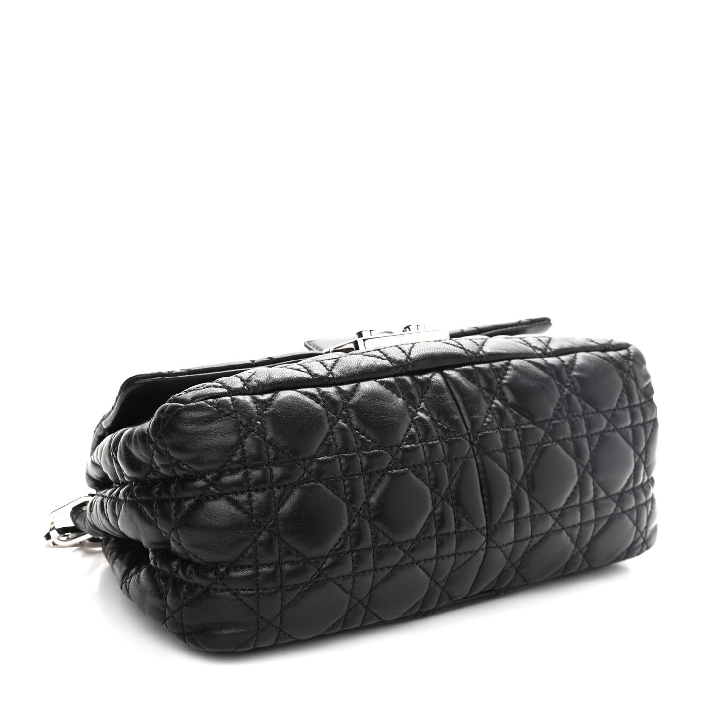 Lambskin Cannage New Lock Flap Black