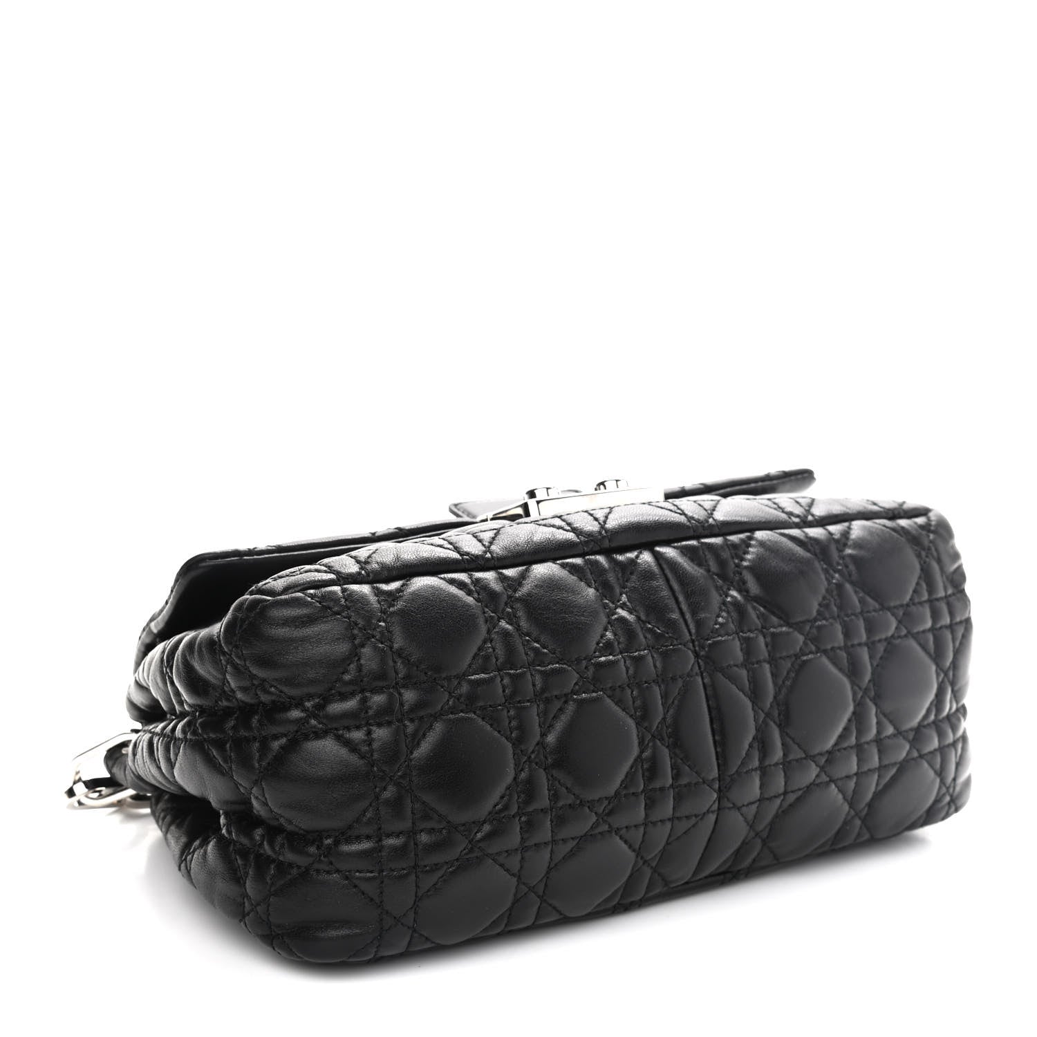 Christian Dior Lambskin Cannage New Lock Flap Black 5 of 11