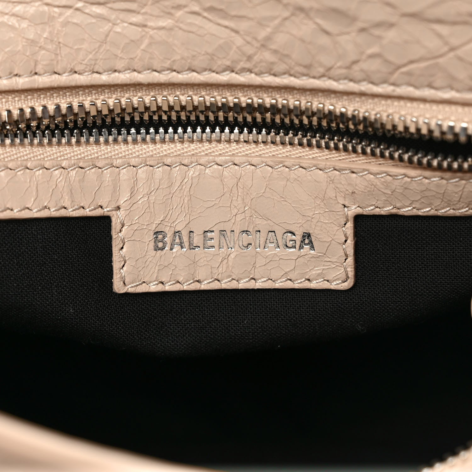 Balenciaga Agneau Arena Neo Cagole Handbag XS Sand Beige 7 of 9