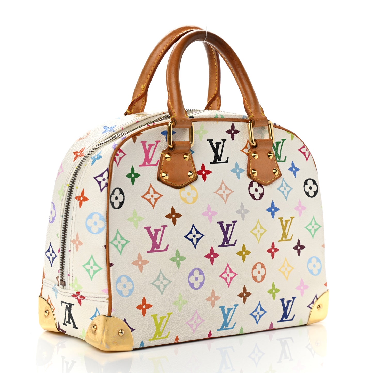 Monogram Multicolor Trouville White