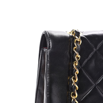 Chanel Lambskin Quilted Medium Single Flap Black 13 of 15