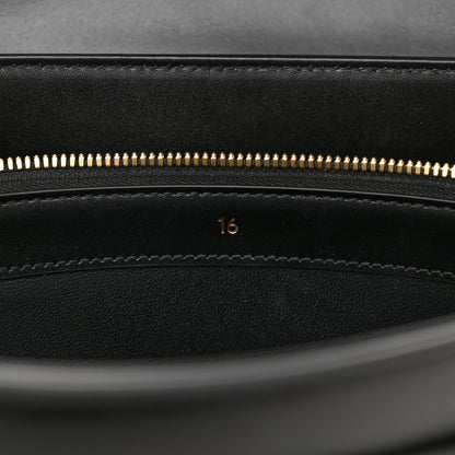 Celine Satinated Calfskin Medium 16 Top Handle Bag Black 9 of 18