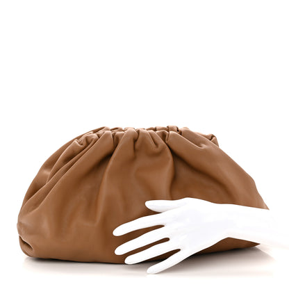 Bottega Veneta Smooth Butter Calf The Pouch Oversized Clutch Cammello 2 of 10