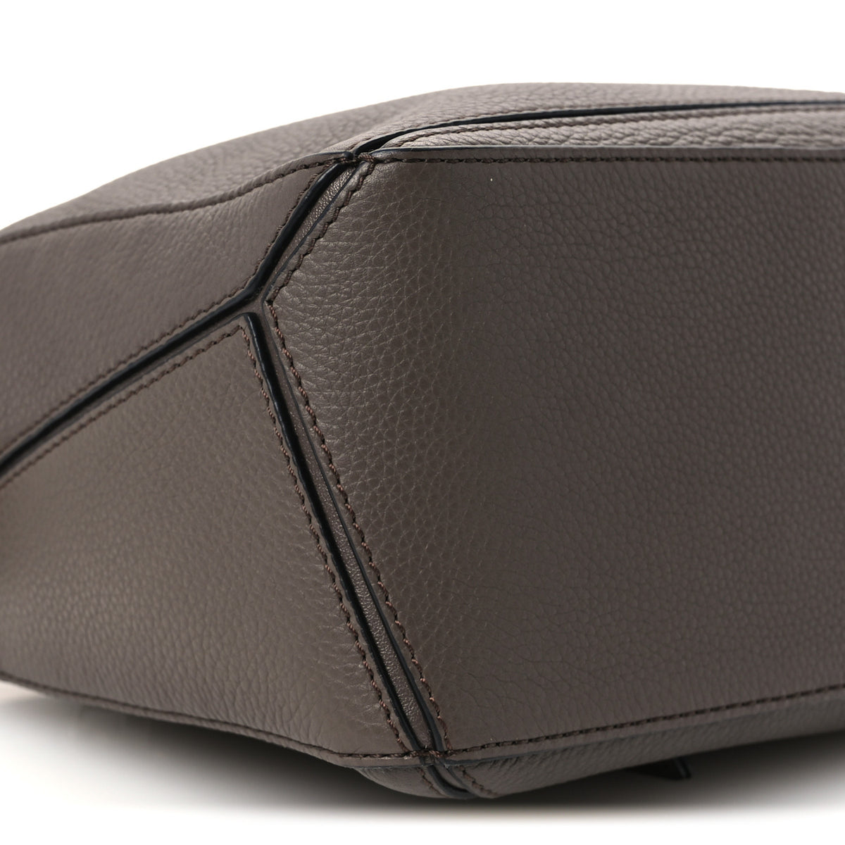 Calfskin Small Puzzle Bag Dark Taupe