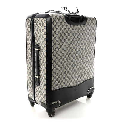 Gucci GG Supreme Monogram Web Medium Savoy Trolley Beige Blue 2 of 8