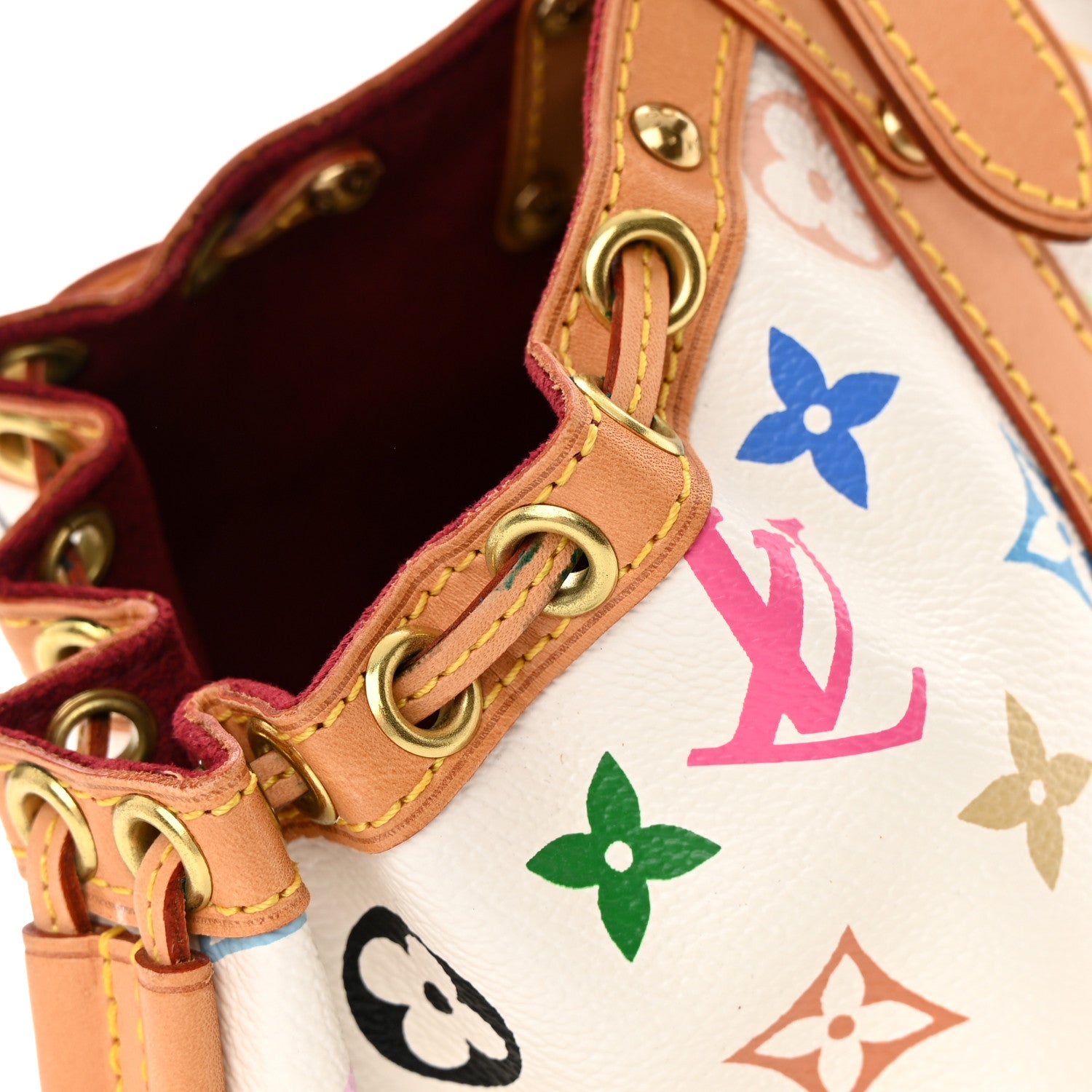 Louis Vuitton Monogram Multicolor Theda GM White 11 of 13