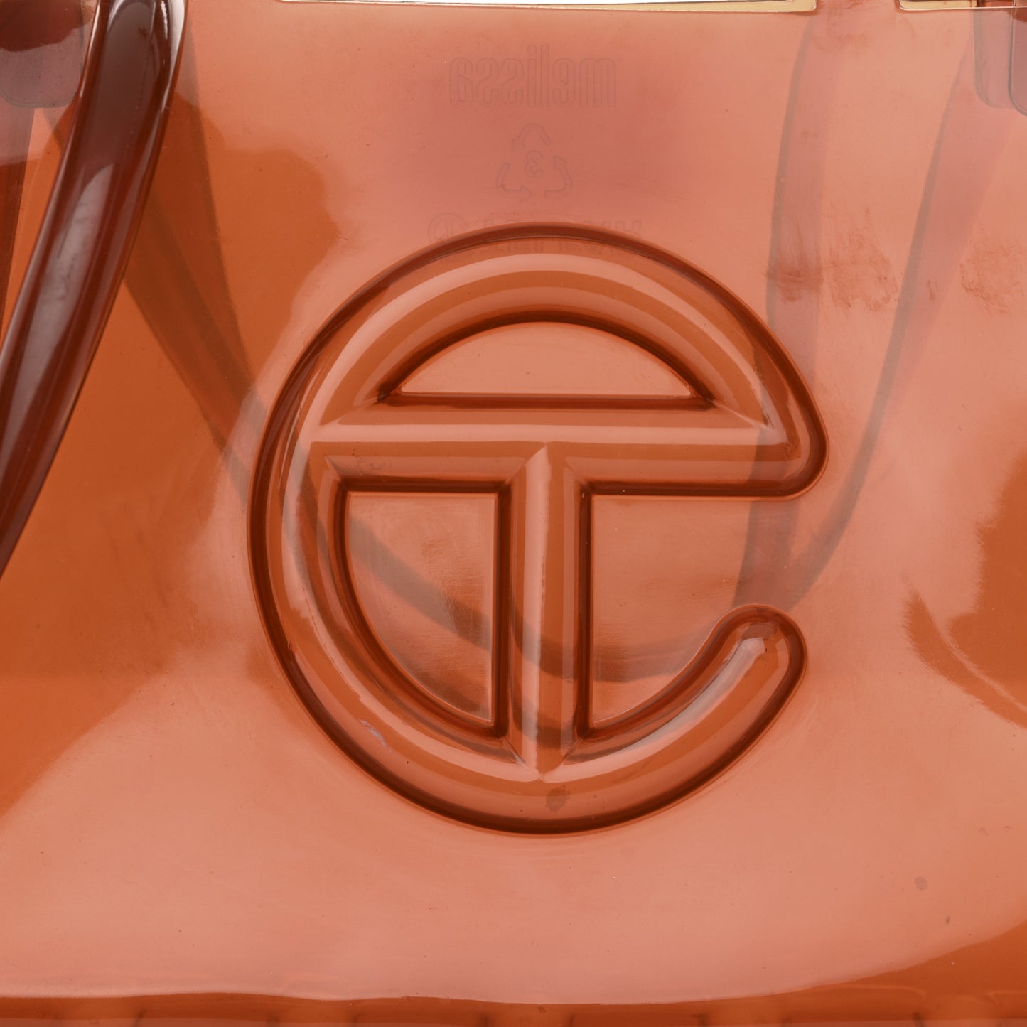 x MELISSA Jelly Medium Shopping Bag Clear Brown