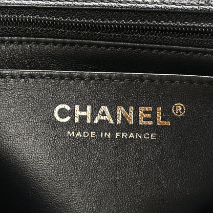 Chanel Lambskin Quilted Mini Strass On Top Flap Black 7 of 10