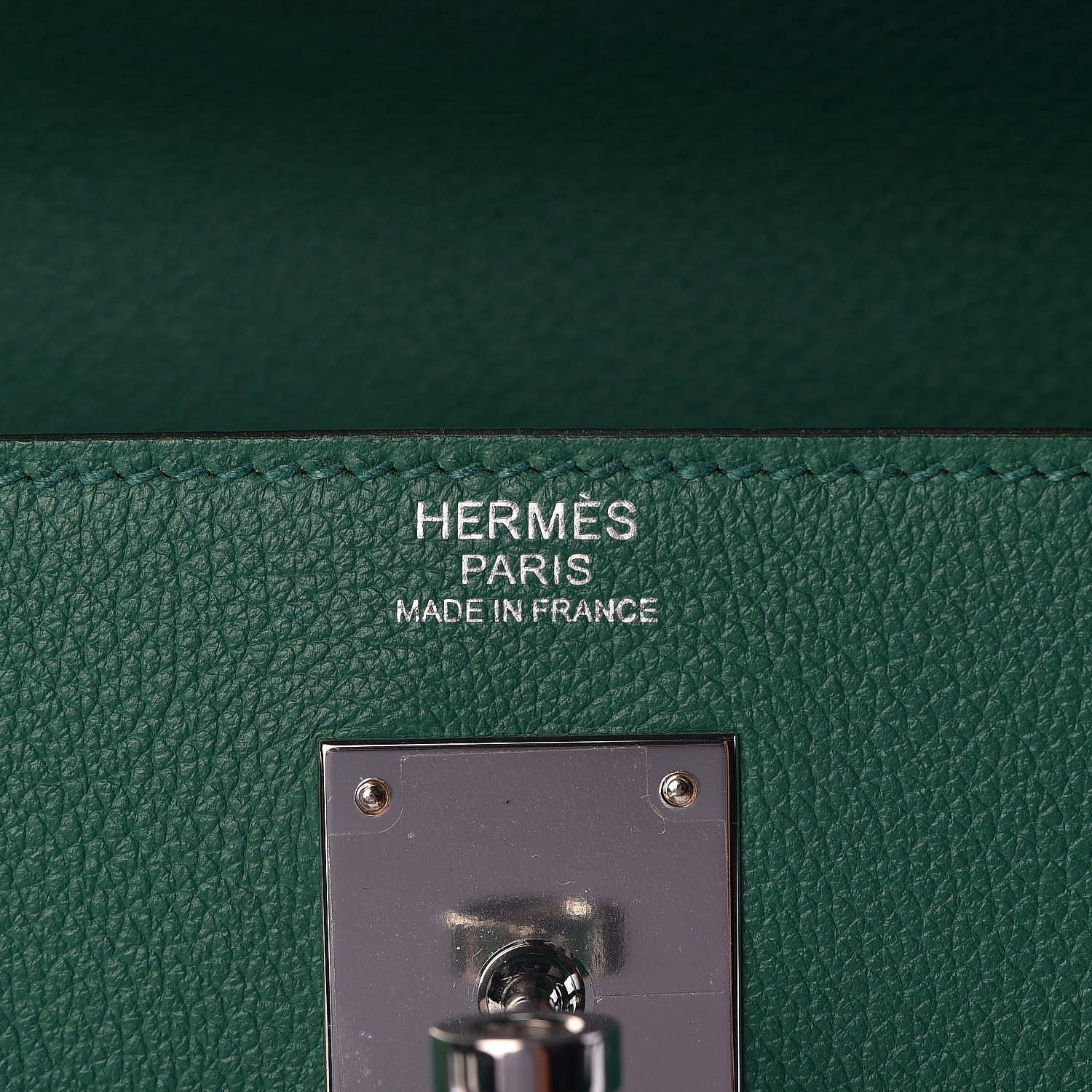 Hermes Evercolor Kelly Retourne 32 Vert Vertigo 8 of 36