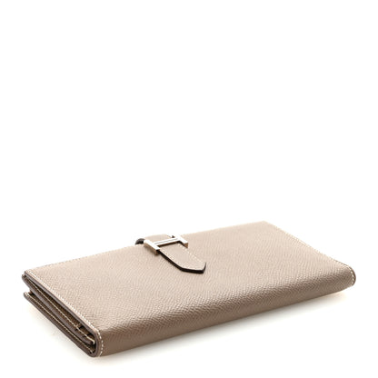 Hermes Epsom Bearn Gusset Wallet Etoupe 4 of 7