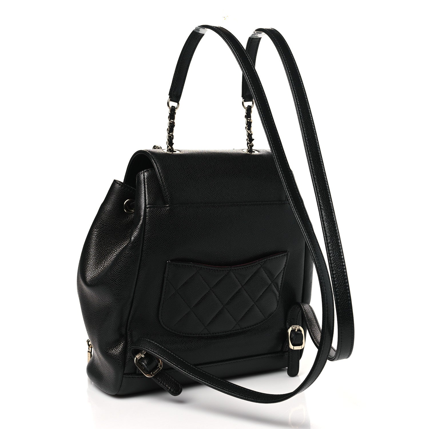 Chanel Caviar Quilted Business Affinity Backpack Black 2 of 10