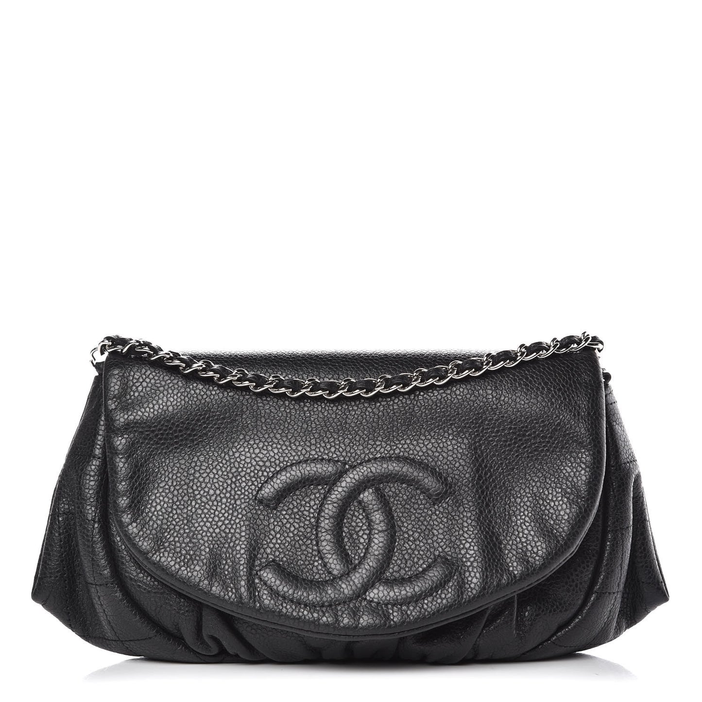 Caviar Half Moon Wallet On Chain WOC Black