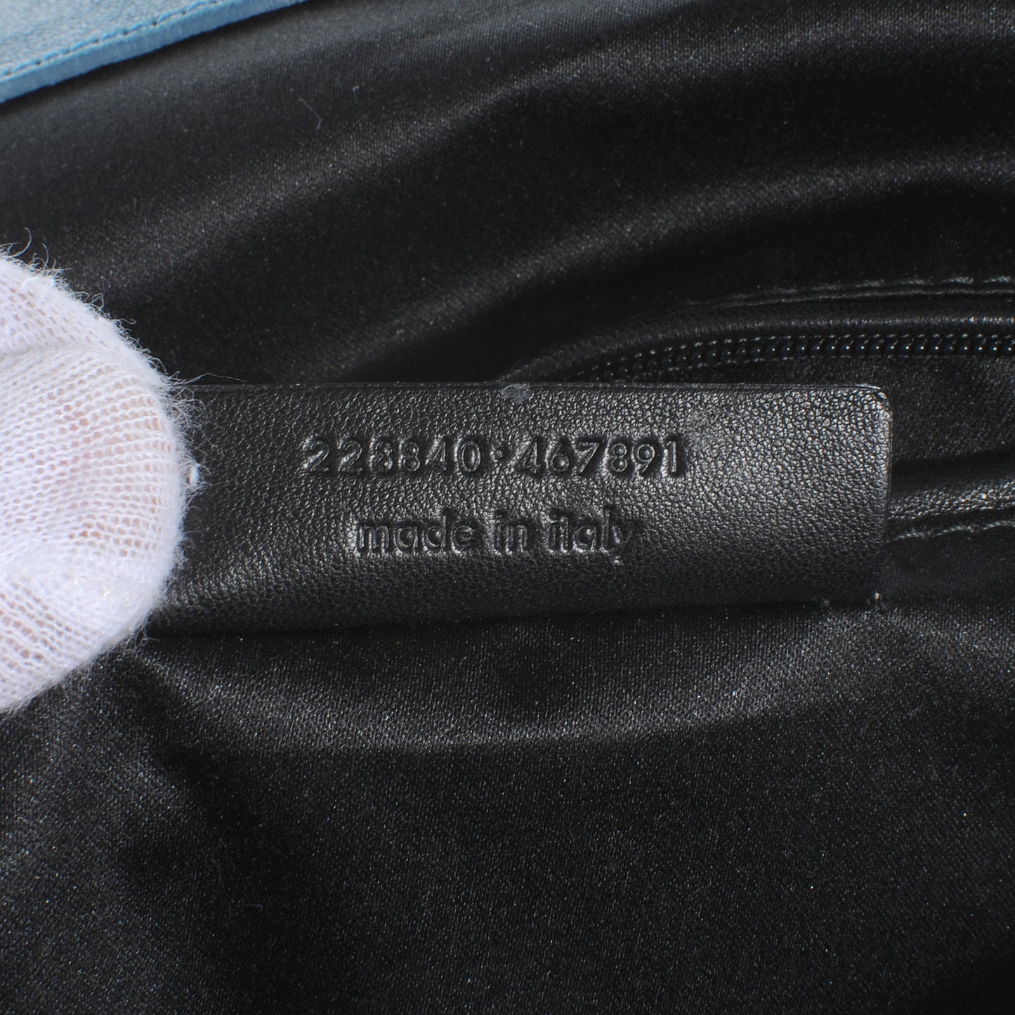 Leather Large Roady Hobo Ocean