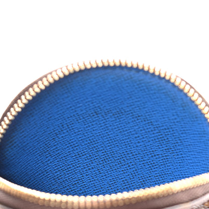 Louis Vuitton Monogram 2019 Christmas Animation Round Coin Purse Blue 7 of 8