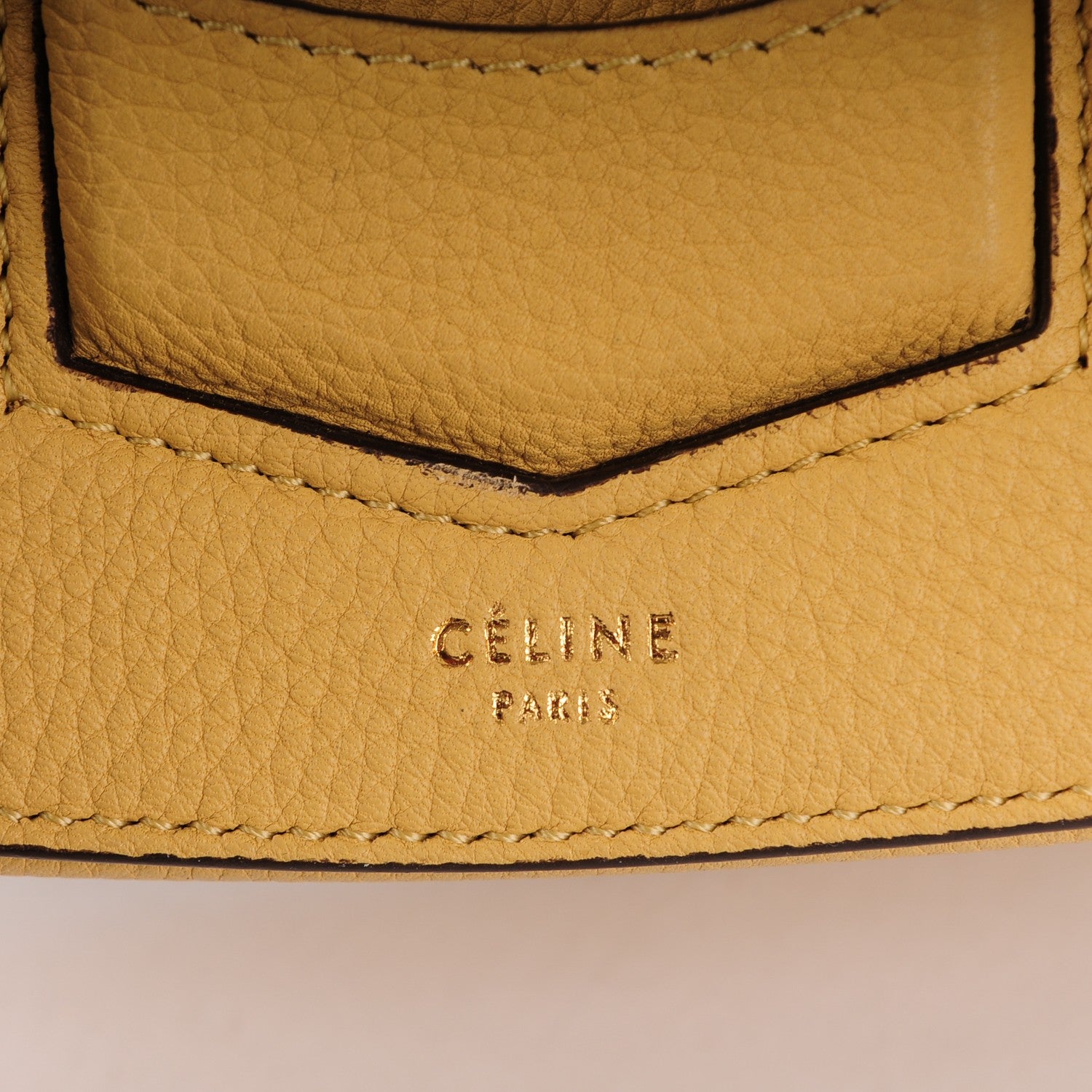 Celine Baby Grained Calfskin Small Trotteur Vanilla 7 of 7