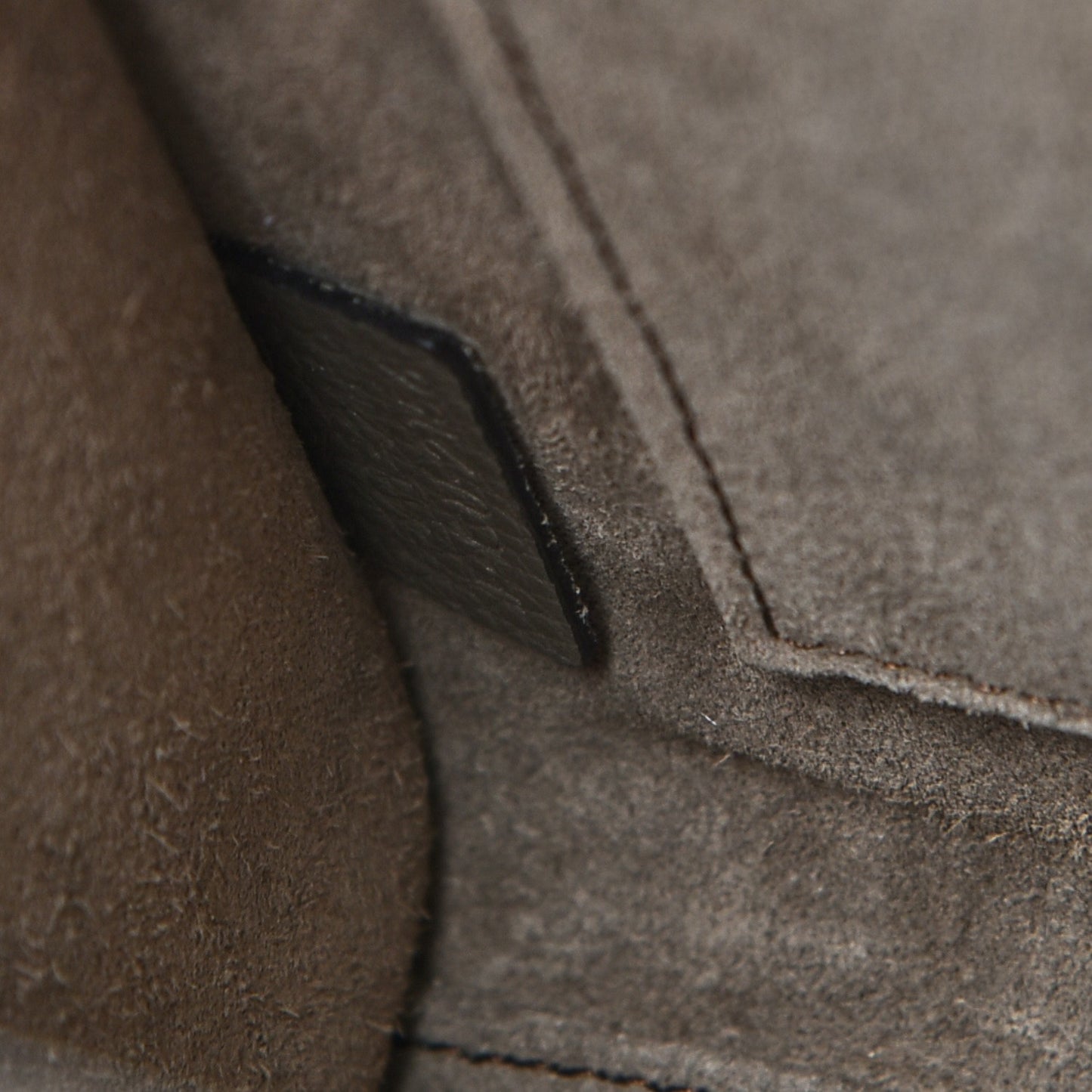 Drummed Calfskin Nano Luggage Souris